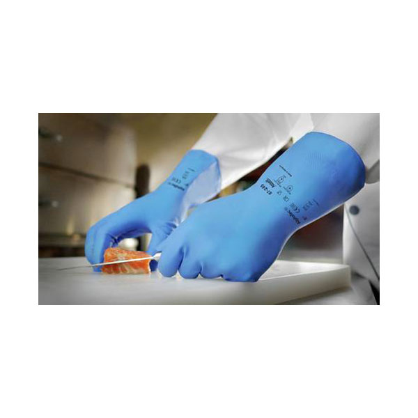Ansell 87245065 AlphaTec® Chemical Gloves 6.5/7 Resistant Tear-Proof