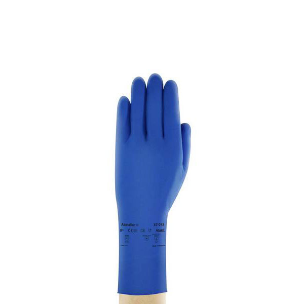 Ansell 87245065 AlphaTec® Chemical Gloves 6.5/7 Resistant Tear-Proof