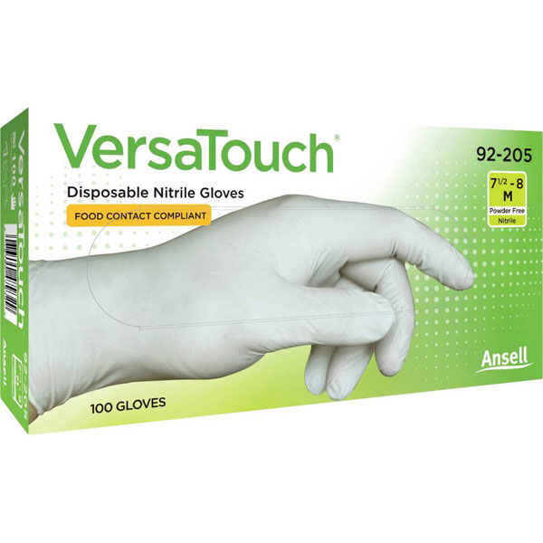 Ansell 92205100 VersaTouch XL Guanti in nitrile testurizzati senza lattice