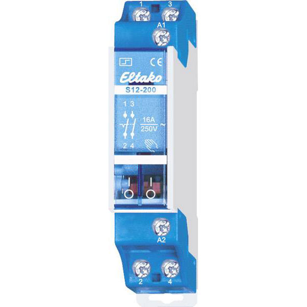 Eltako 21200055 S12 Impulse Changeover Switch 24V 10A 2300W DIN Rail