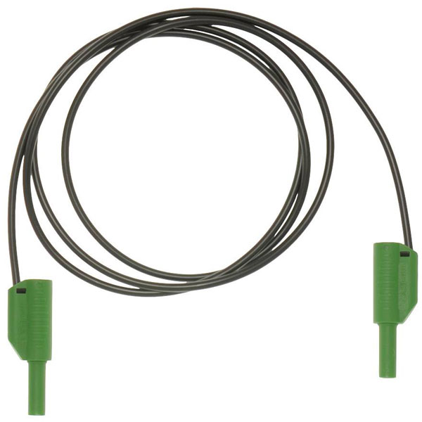Metrel 20991765 Cavo test di sicurezza 1,50 m Nero/Verde jack da 4 mm