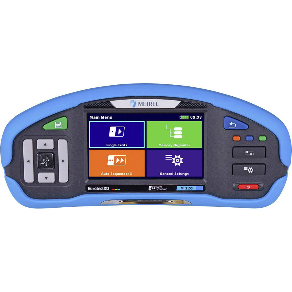 Metrel 20992697 MI 3155 EU VDE Tester Kit ISO Calibrated 1000V DC