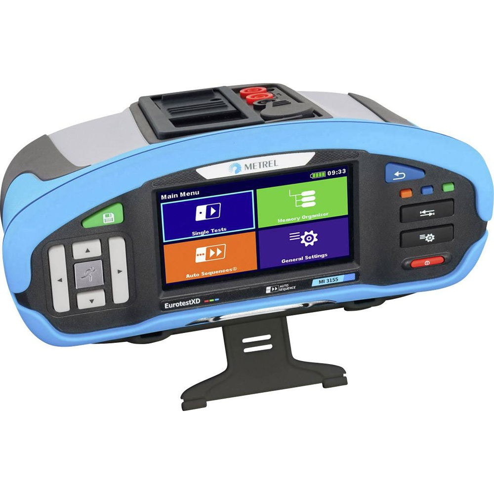 Metrel 20992697 MI 3155 EU VDE Tester Kit ISO Calibrated 1000V DC