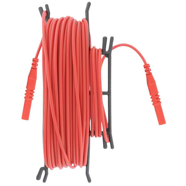 Metrel 20993451 Cavo di prova 5 m Rosso Spine a banana da 4 mm Entrambe le estremità