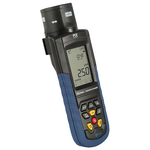 PCE Instruments PCE-RAM 10 Geiger Counter: display LCD Bluetooth ad alta precisione