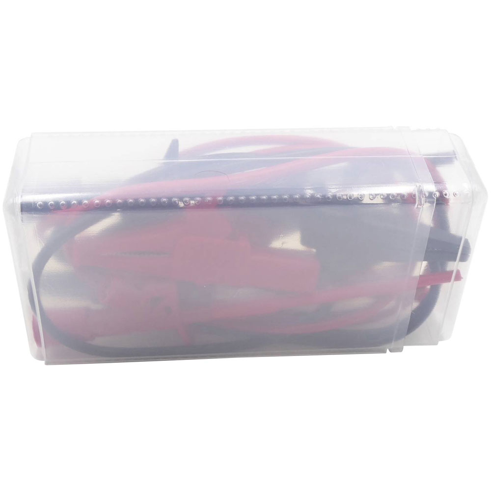 Schnepp 354 000061 Test di sicurezza Lead Clips Clips da 4 mm Black/Red
