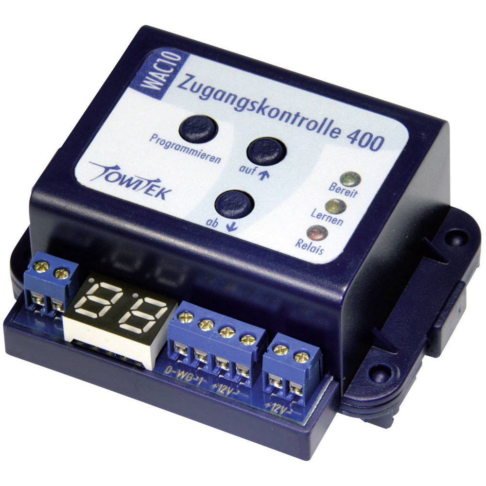 TowiTek TWT2020 UAC400 Control de Acceso RFID 12V DC 400 ID capacidad