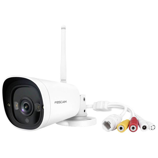 Foscam G4C Wi-Fi CCTV Camera 2K Colour Night Vision Dual Band Alexa