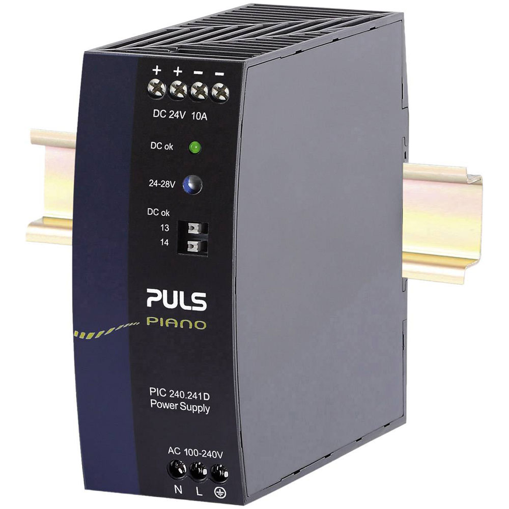 PULS PIC240.241D Piano Rail PSU DIN 24V 10A 240W 1 Salida Compacto
