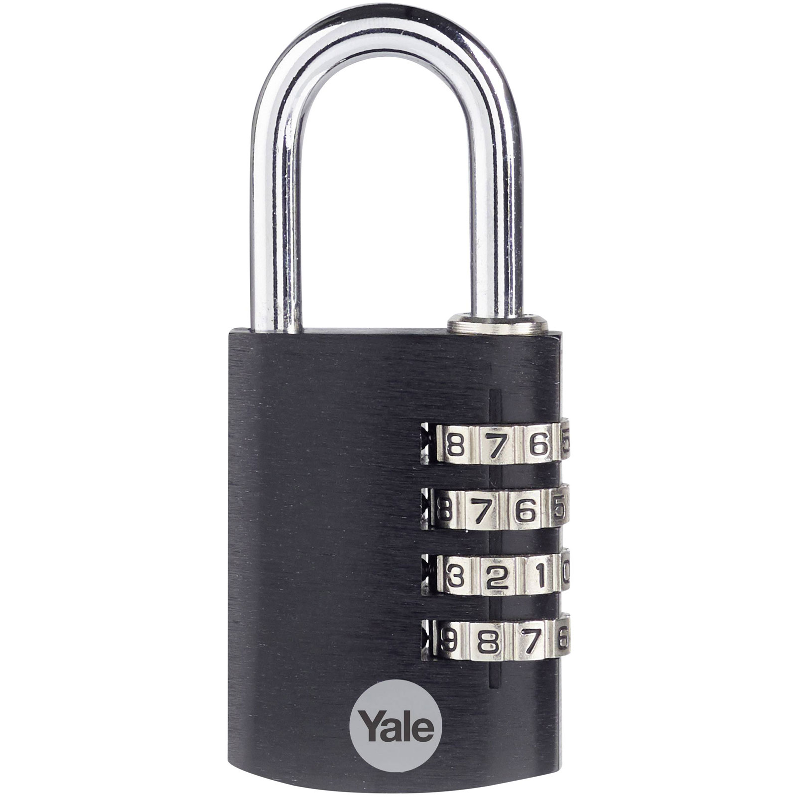 Lucchetto YALE YE3CB/38/131/1/BK Lucchetto di sicurezza con combinazione nera da 38 mm