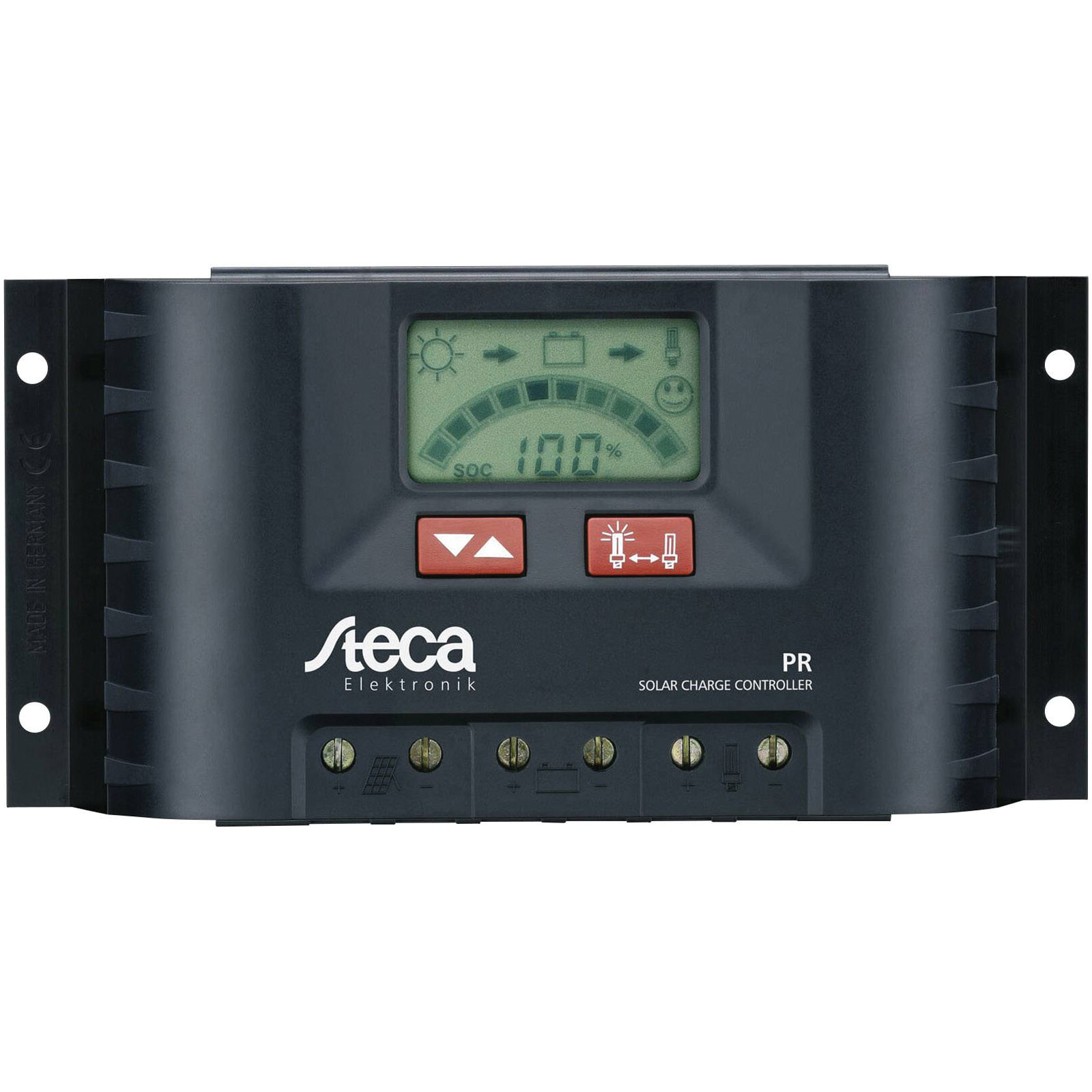 Steca 764195 controlador de carga solsum 12/24V 8A Pantalla LED Control PWM