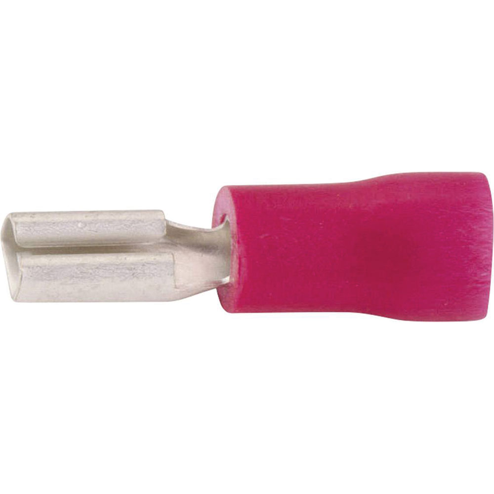 Vogt Connection Technology 3944S Presa a lama 6,3 mm 180° isolata Rosso