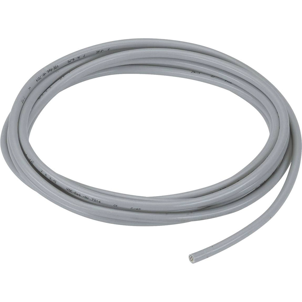 El cable GARDENA 1280-20 conecta 6 válvulas al control de riego de 24 V, 15 m