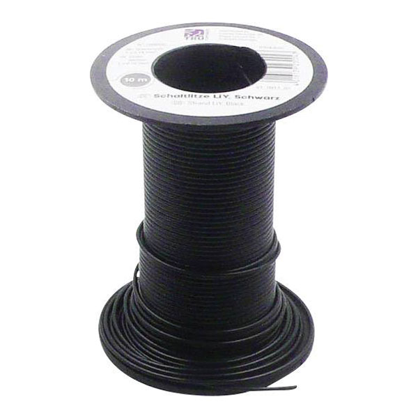TRUCONTENTES 1566849 Strand liy 1x0.14mm² gris 100m ideal para modelar
