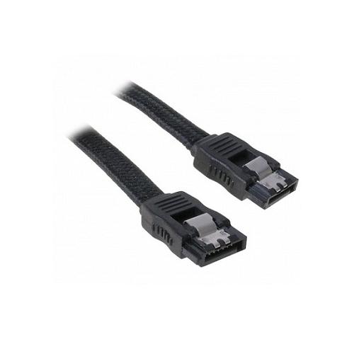 GN2898 BitFenixAlchemy SATA 6GB / s gevlochten kabel 30cm-Zwart