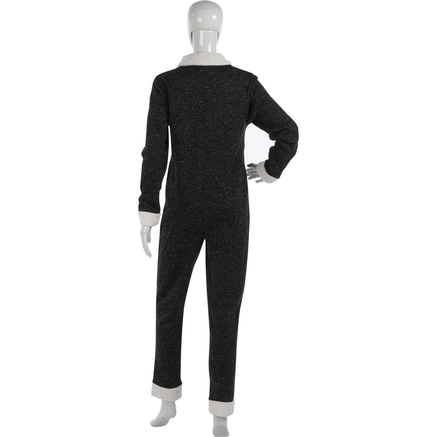 Slenderella Ladies Scottie Dog All In One Pyjamas Knitted Marl Zip Up Romper - Picture 19 of 35