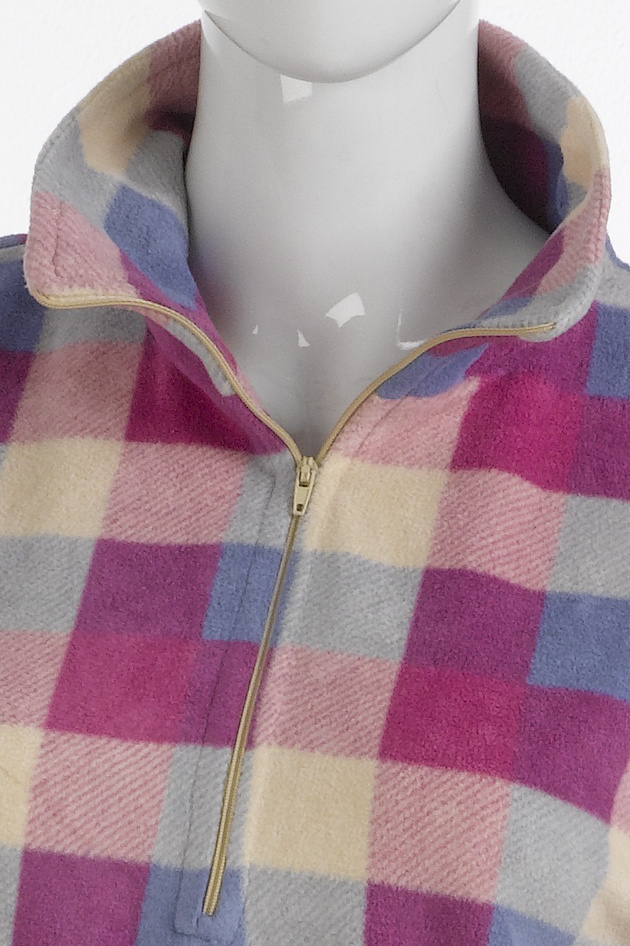 Womens Slenderella Checked Micro Fleece Pyjamas Ladies Warm Check Loungewear PJs - Picture 14 of 19