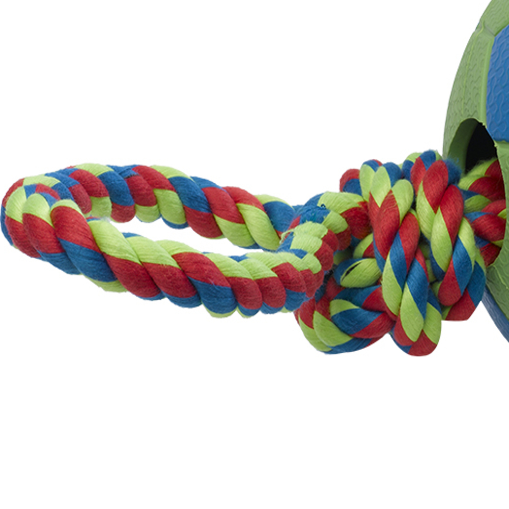 Petface Toyz Tug & Kick Football Rope Toy Fun Fitness Outdoor Interactive Play eBay