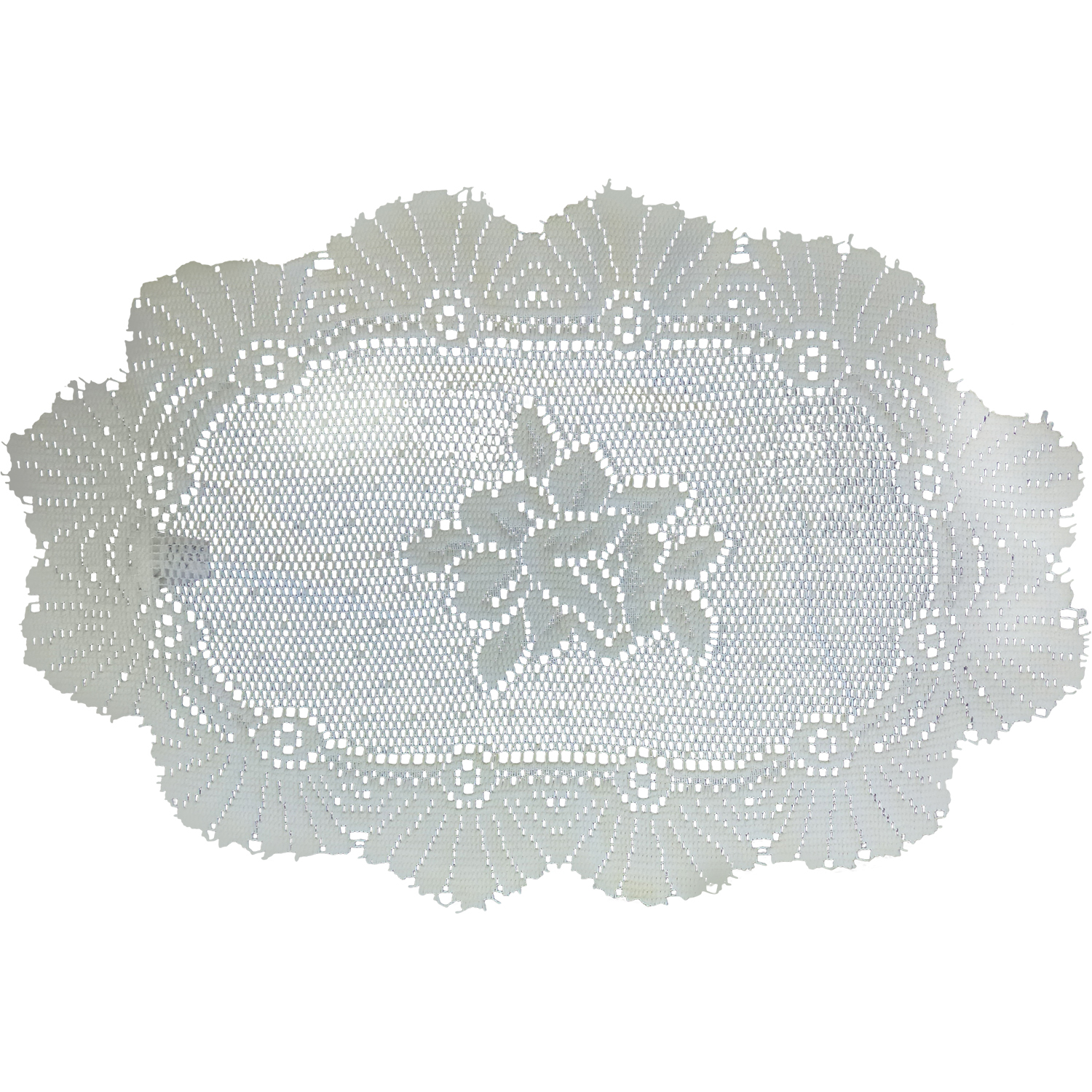 Traditioneller Rosen Tischläufer Monica Spitze Tablettuch 30 cm x 45 cm creme oder weiß - Bild 4 von 4