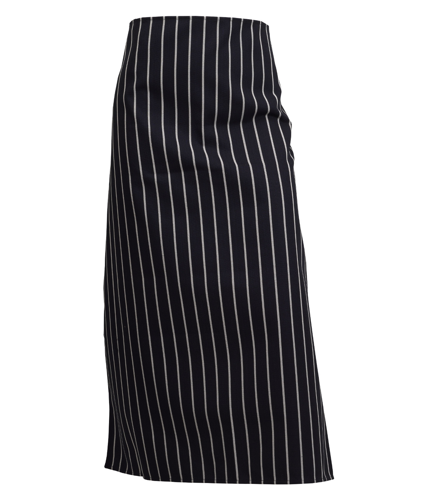 Professional Pub Bar Butchers Half Apron 100% Polyester Woven Stripe Pinny 1 5 - Picture 4 of 5