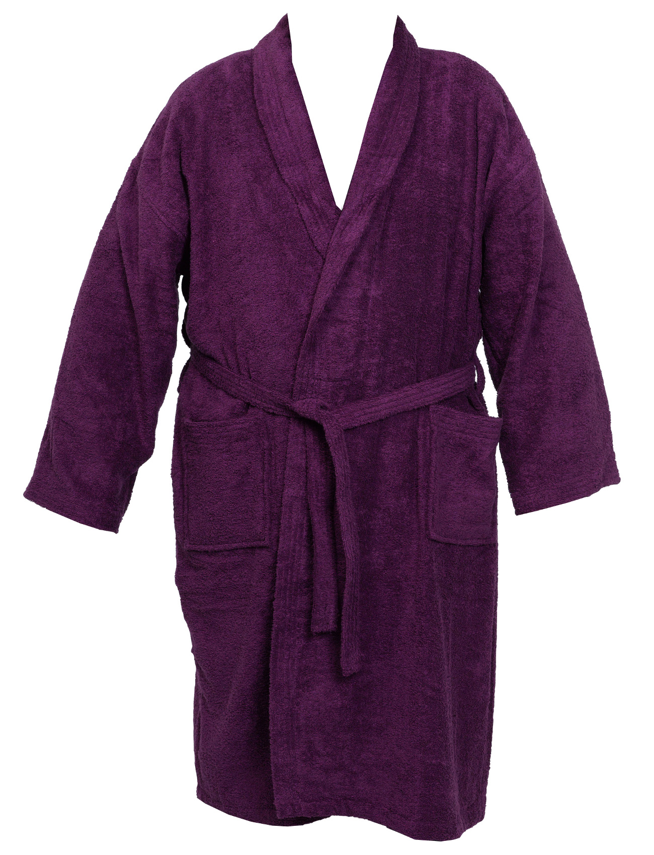 Cotton Towelling Dressing Gown Plain 