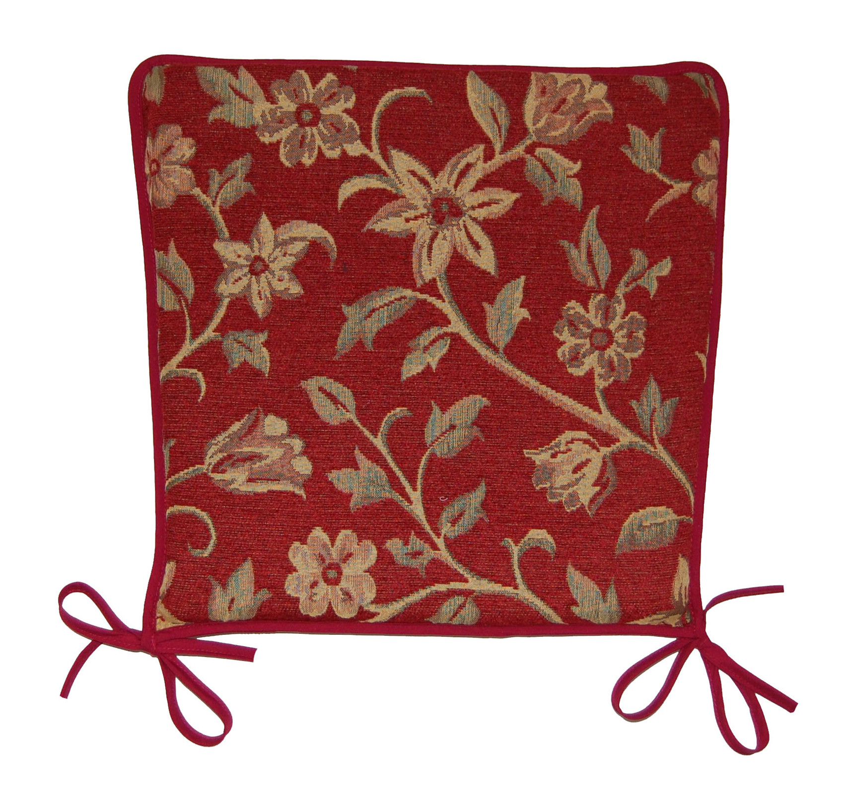 Burdy Fl Tapestry Style 15 Square Seat Pad Zipped Kitchen Details About Burdy Fl Tapestry Style 15 Square Seat Pad Zipped Kitchen Garden Cushion