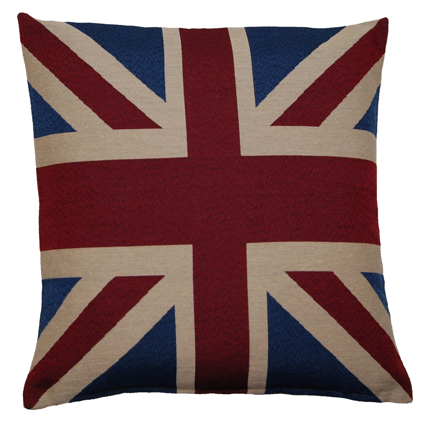 Union Jack Tapestry Style Cushion Cover Double Sided Vintage 18 ...