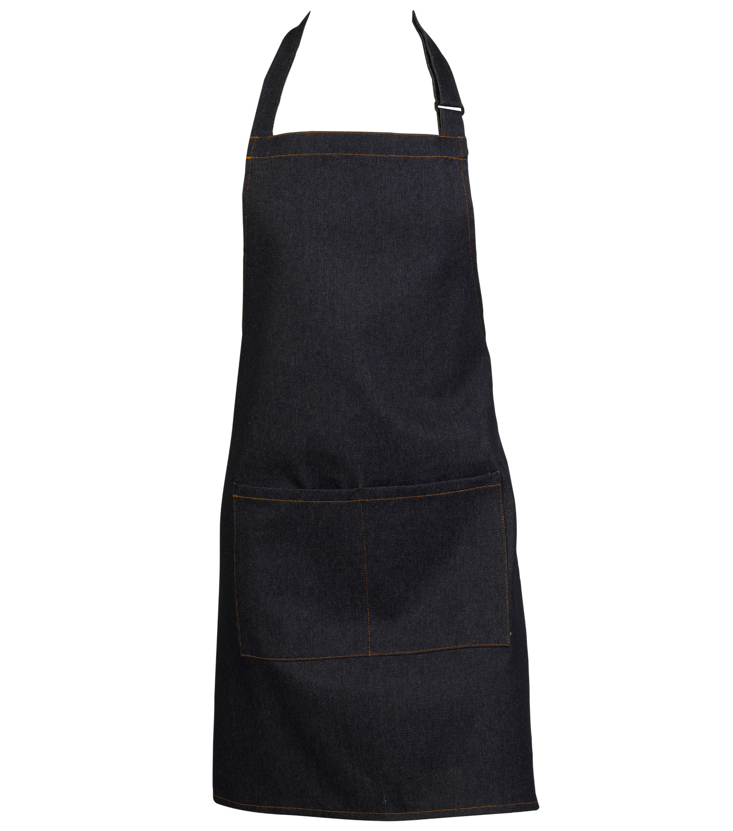 Grembiule bavaglino 100% cotone denim spacco tasca caffè ristorazione cottura pinny 27" x 31" - Foto 5 di 6