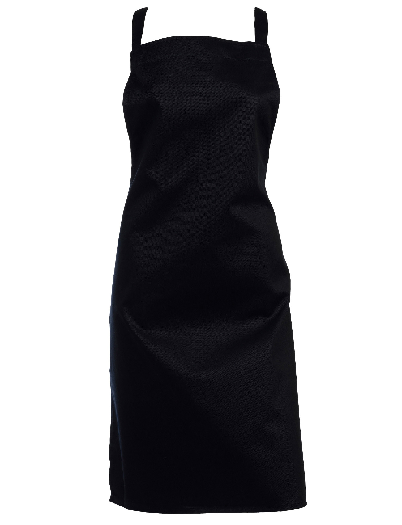 100% Cotton Catering Bib Apron Professional Knee Length Plain Pinny Chefs Cooks - Picture 8 of 13