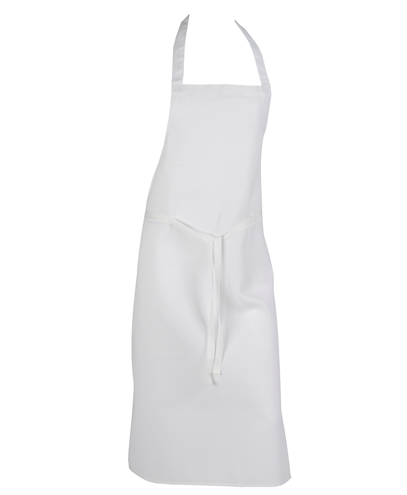 100% Cotton Catering Bib Apron Professional Knee Length Plain Pinny Chefs Cooks - Picture 13 of 13