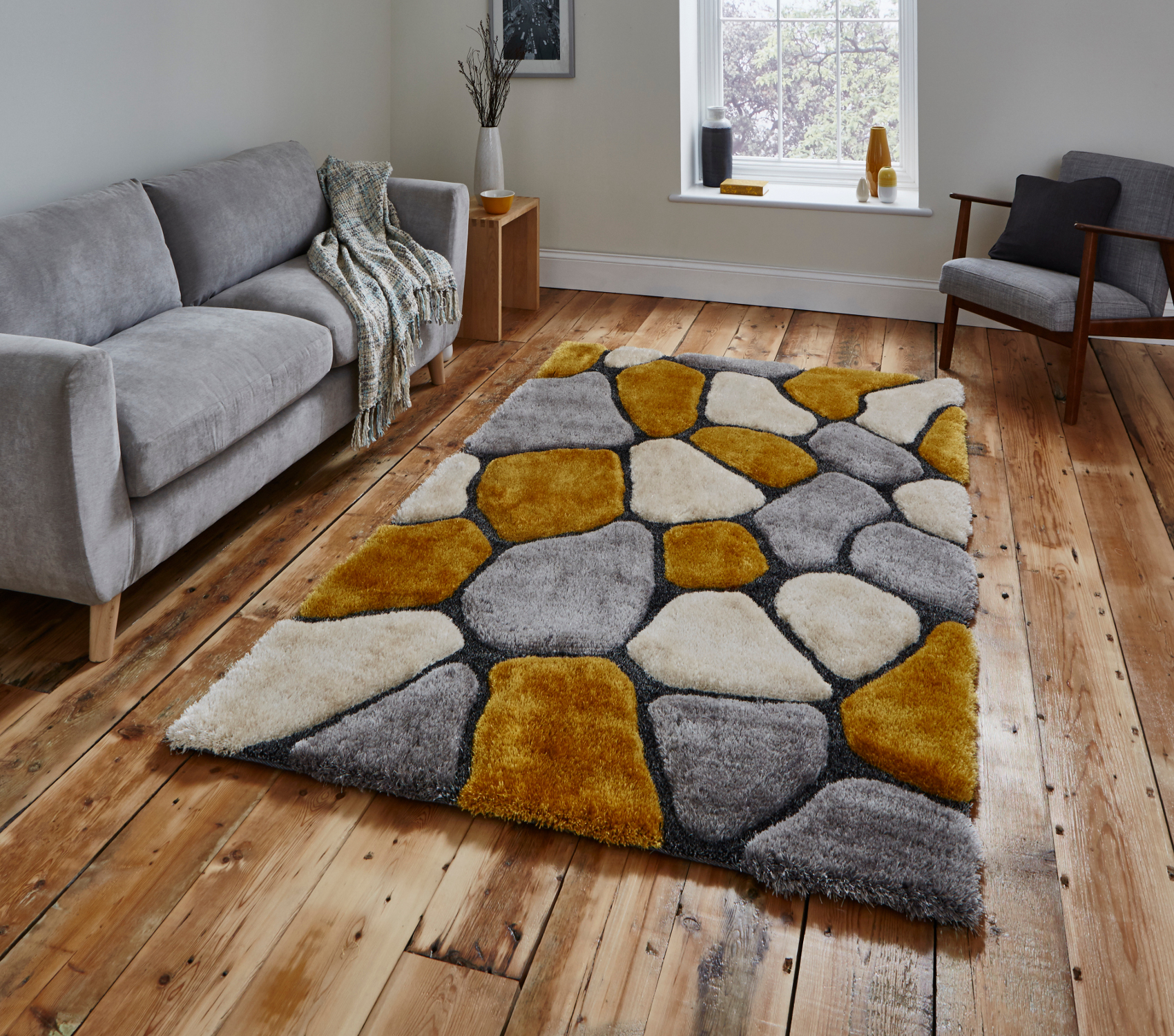 Floor Mats For Living Room Nakicphotography Gy Rug Super Soft Le House Hand Tufted Pebble Home Décor