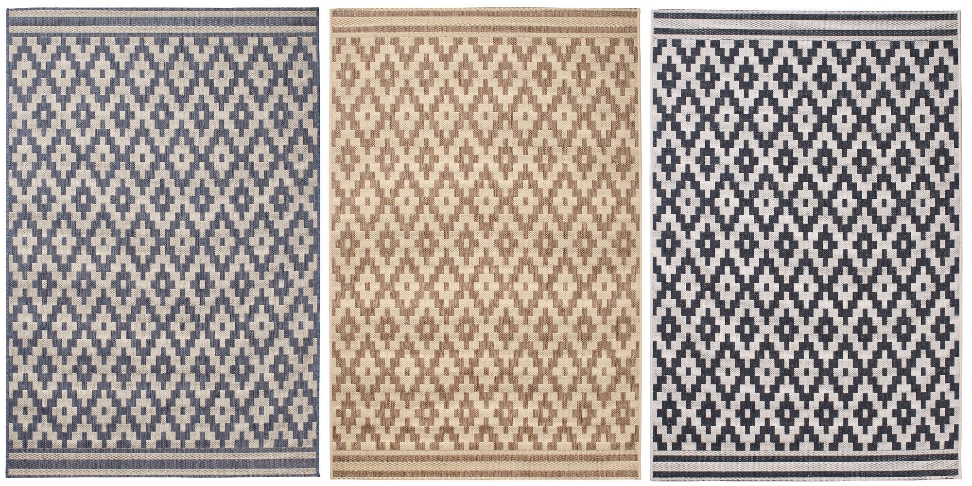 Diamond Design Rug Durable Flat Weave Polypropylene Stain Resistant Diamond Design Rug Durable Flat Weave Polypropylene Stain Resistant Mat Home