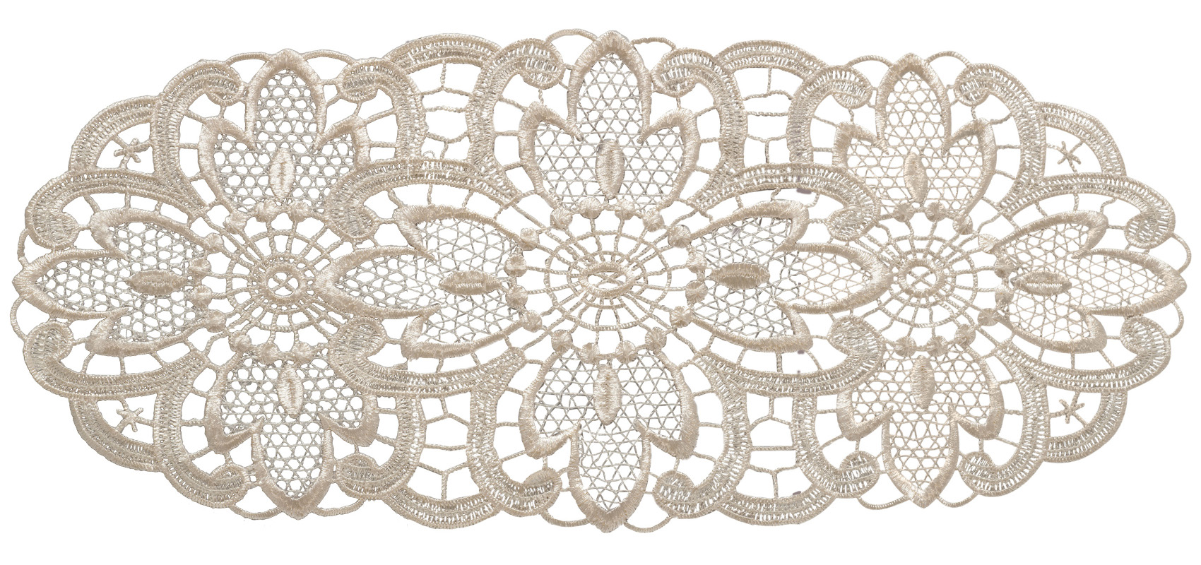 Floral Lace Oval Doilies Pack of 6 Traditional Doyleys Vintage Home Table Mat - Picture 6 of 13
