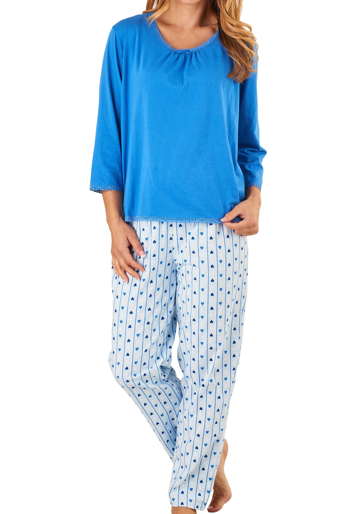 Ladies blue pyjamas sale