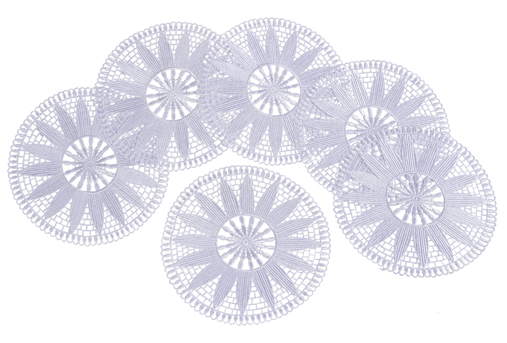 Floral Lace Doilies Pack of 6 Traditional Doyleys Vintage Home Table Coaster Mat - Picture 8 of 9