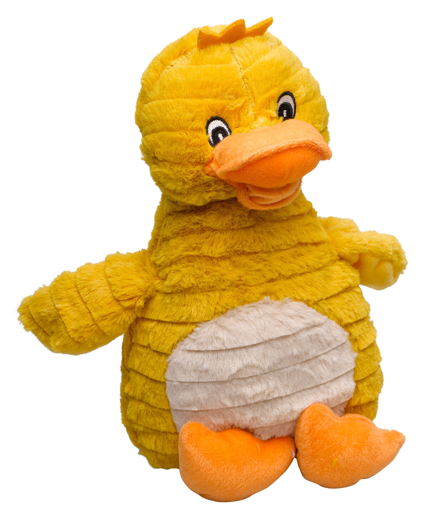 Gor Pets Patchwork Big Dog Toy Quackers the Duck Squeaker Grunter Puppy