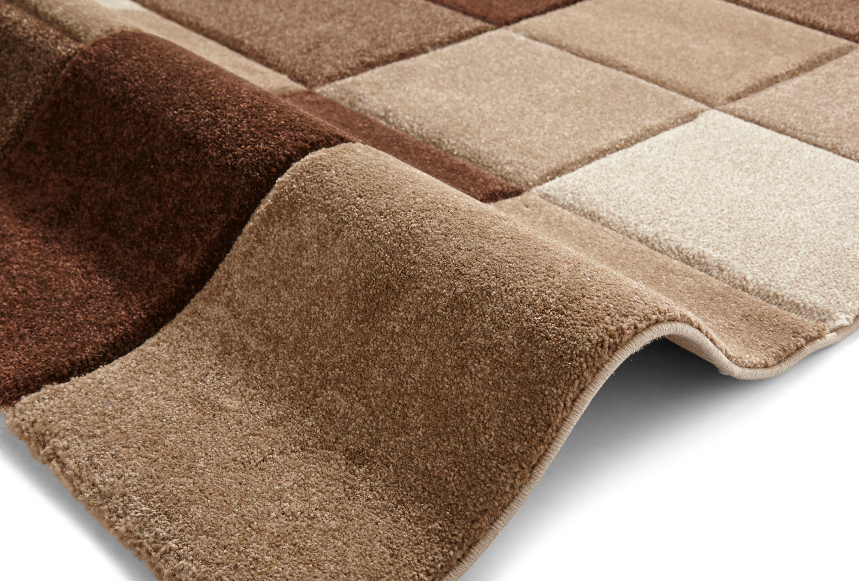 Think Rugs Square Design Mat 100 Polypropylene Durable Modern Home