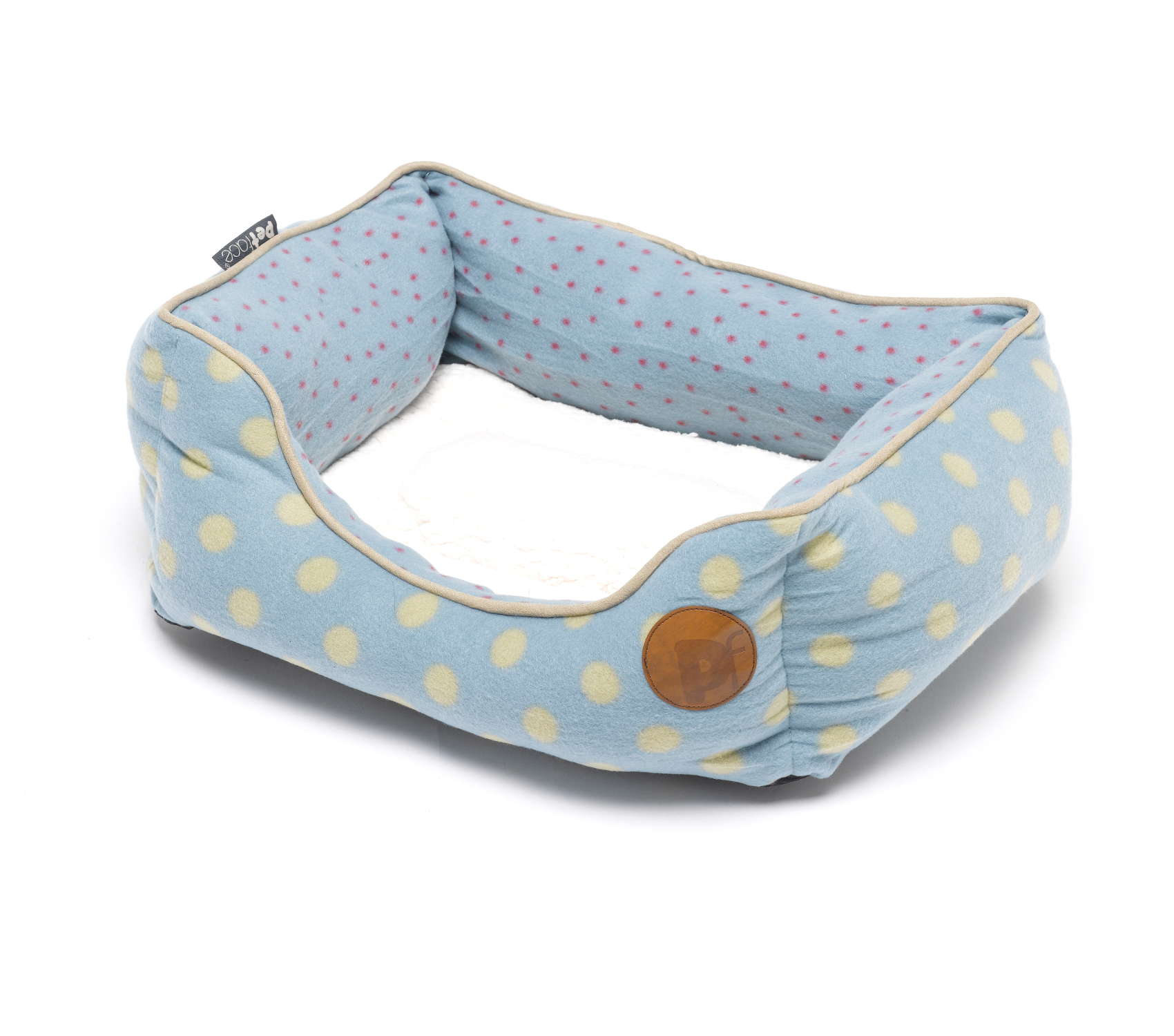 polka dot dog bed