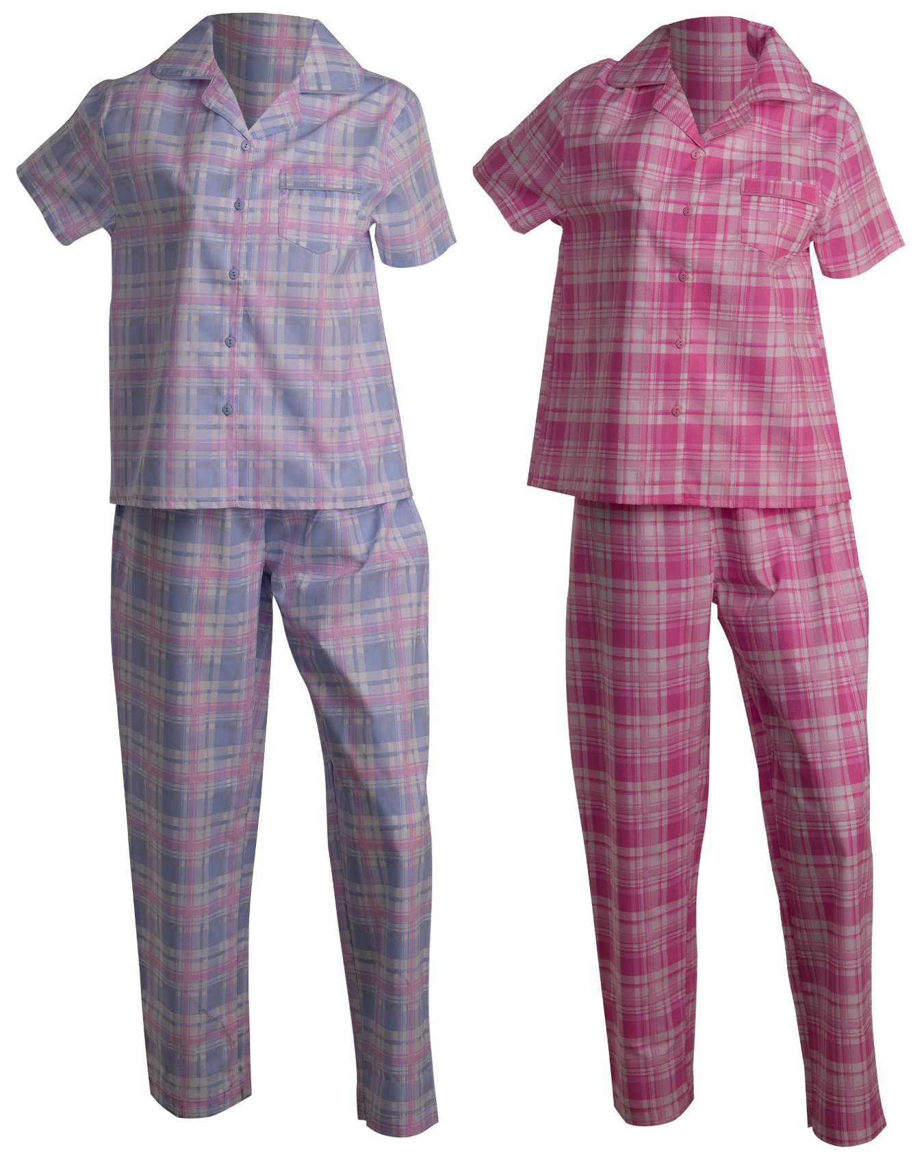 Femmes Tartan Carreaux Pyjamas par Slendrella