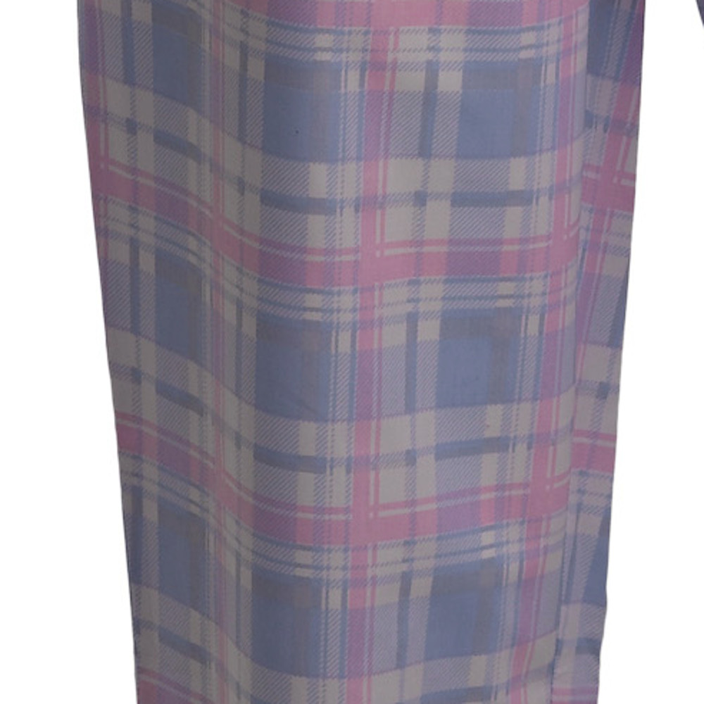 Pyjamas Set Ladies Slenderella Plain Short Sleeved Jersey Top Tartan PJ Bottoms - Picture 17 of 25