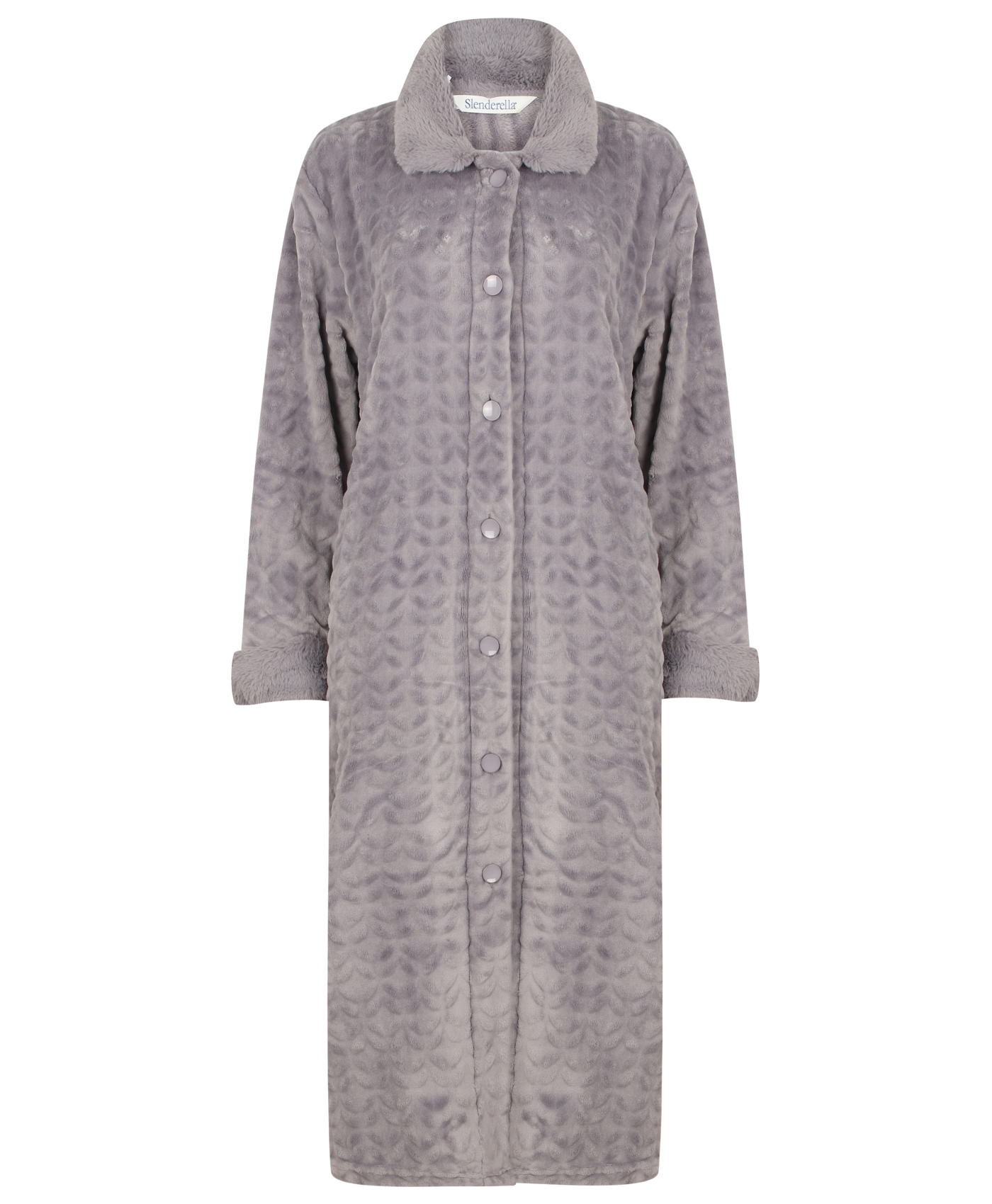 Ladies button deals up housecoat