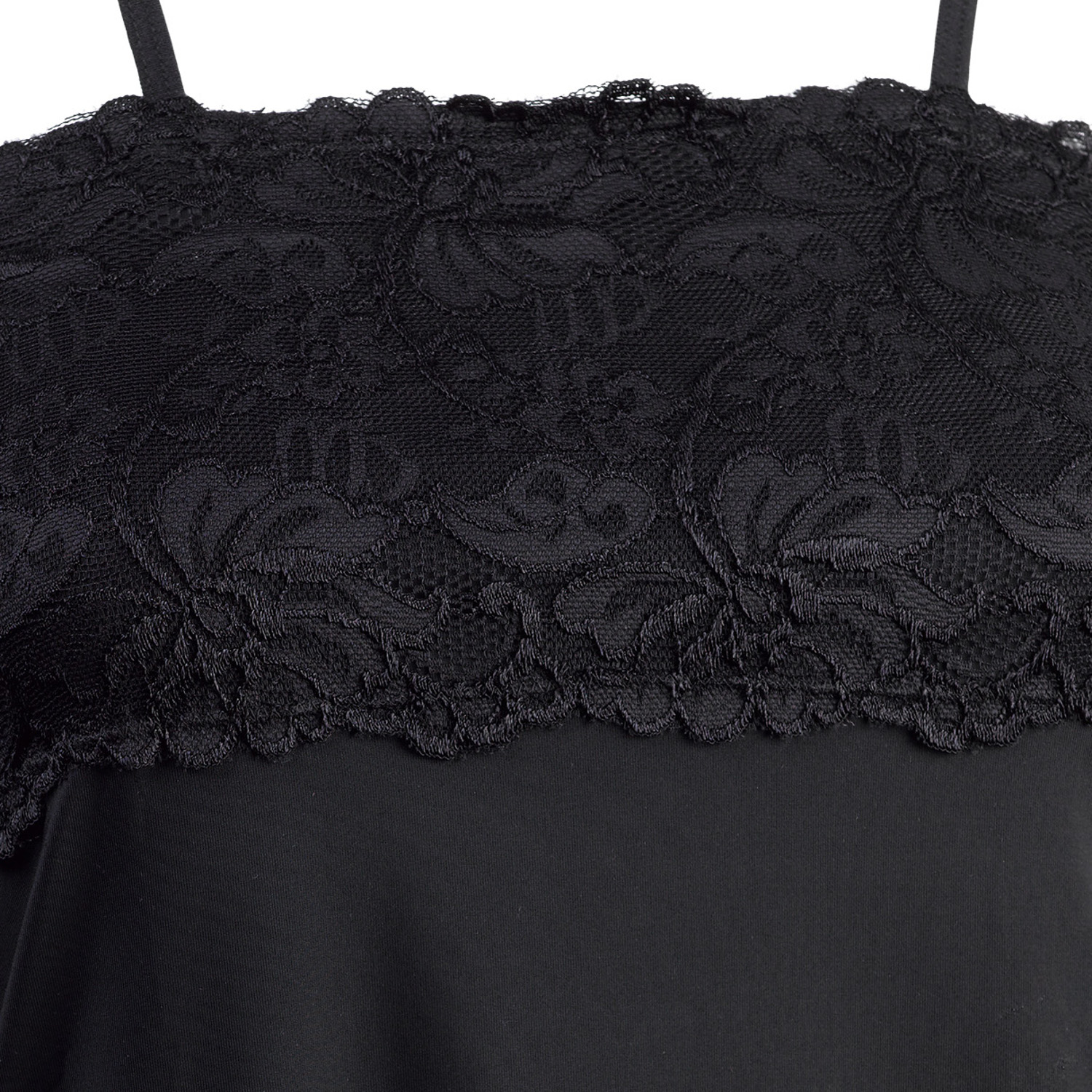 Slenderella Gaspe Microfibre Cami Breathable Contouring Floral Lace Vest Top - Picture 13 of 37