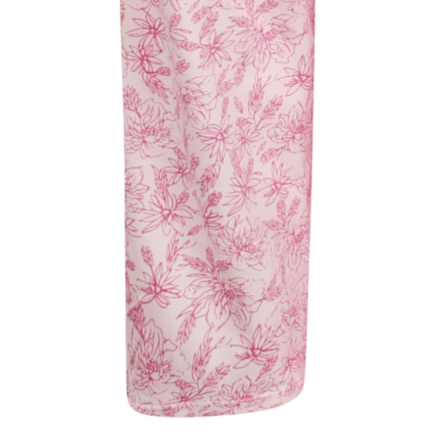 Ladies Slenderella Floral Meadow Pyjamas Button Up Top PJ Bottoms Jersey Cotton - Picture 37 of 40