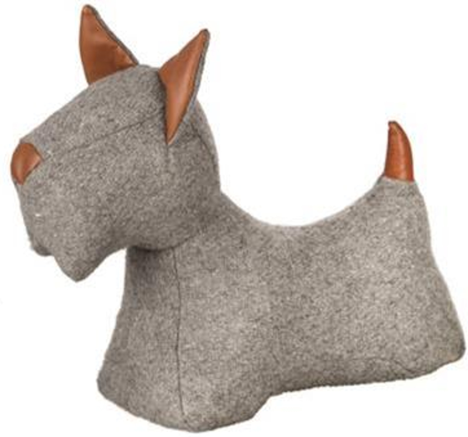 Dachshund or Scottie Dog Doorstop Filled Heavy 1.5KG Tweed Animal Door