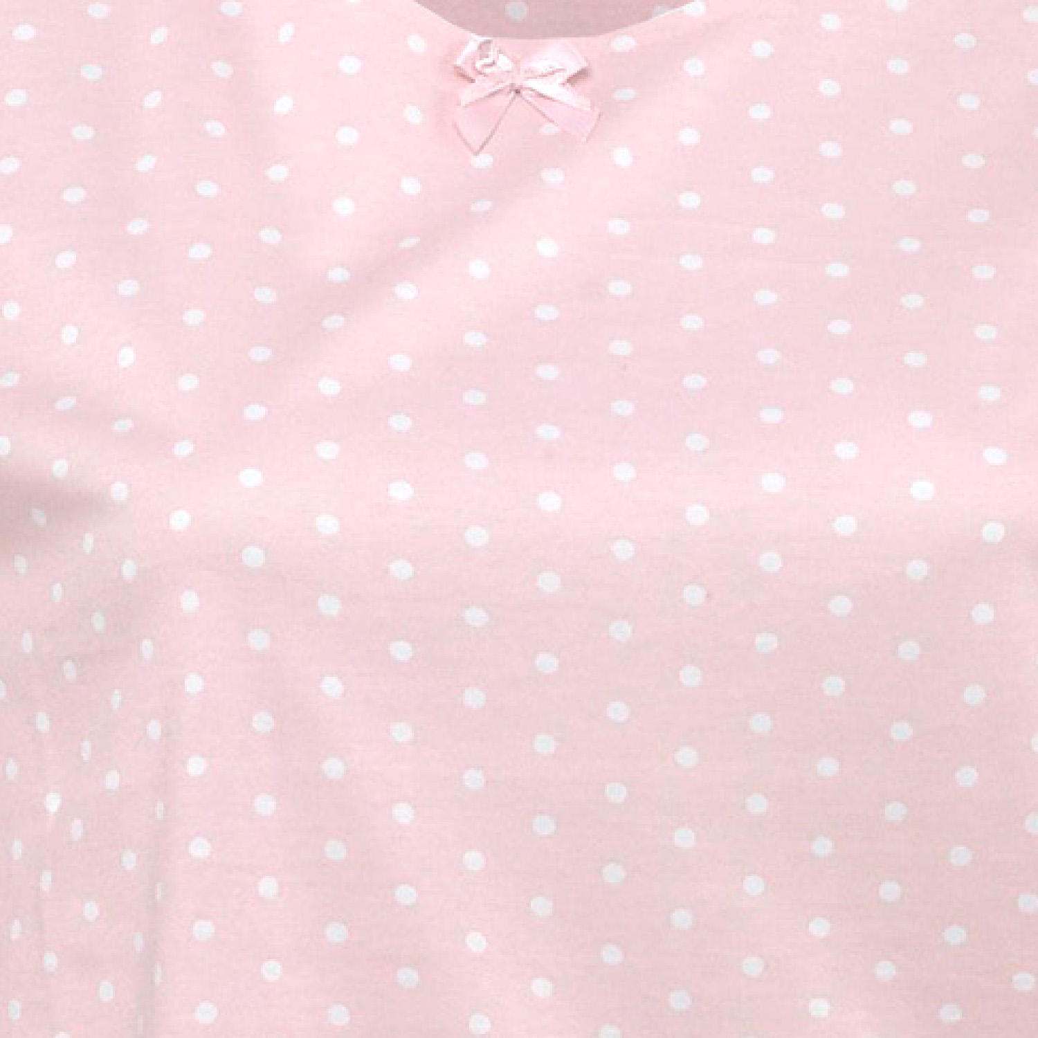 Pyjamas Womens Polka Dot PJs Jersey Cotton Frilly Sleeve Top & Plain Bottoms - Picture 21 of 29