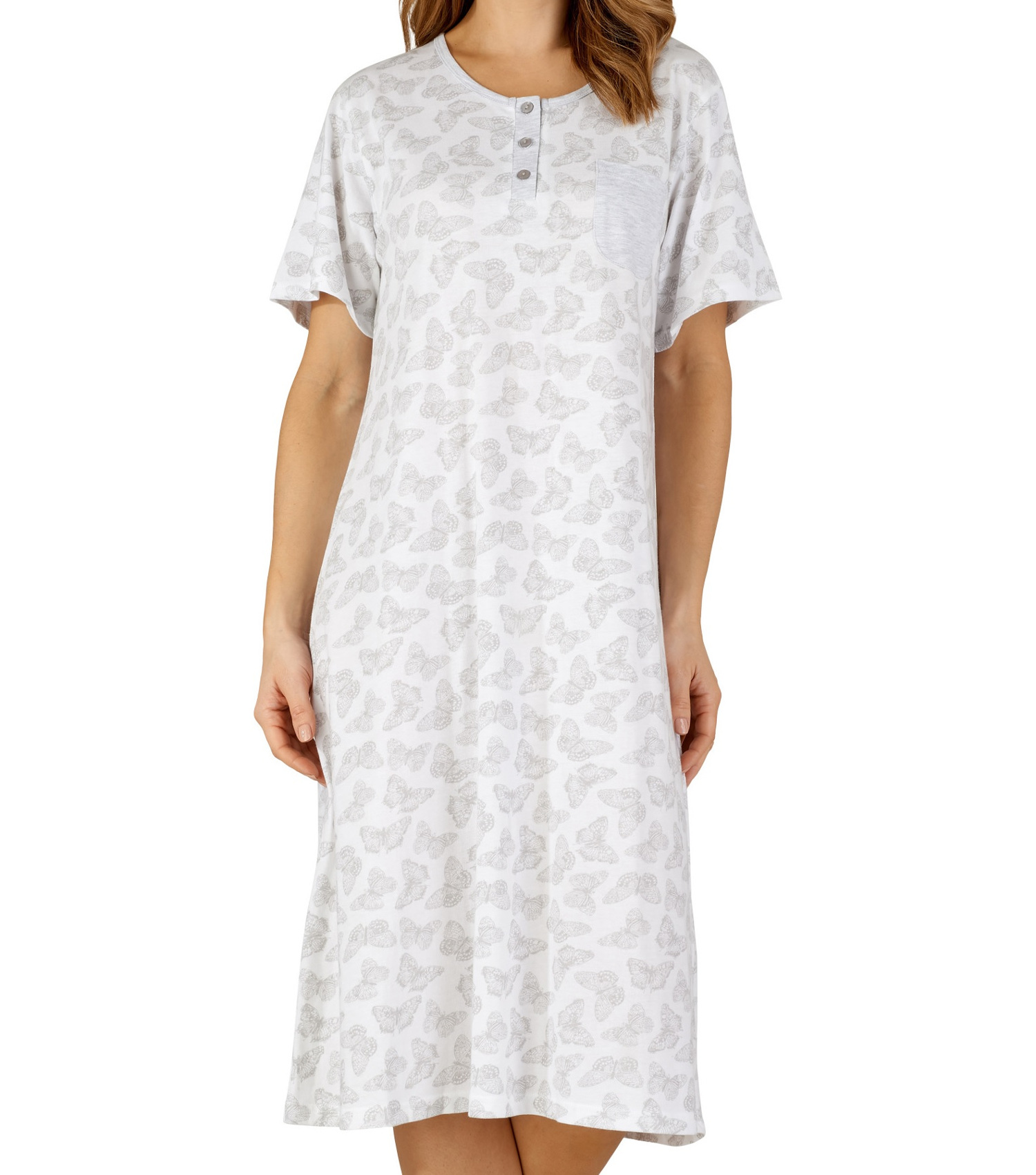 ladies short cotton nightdresses