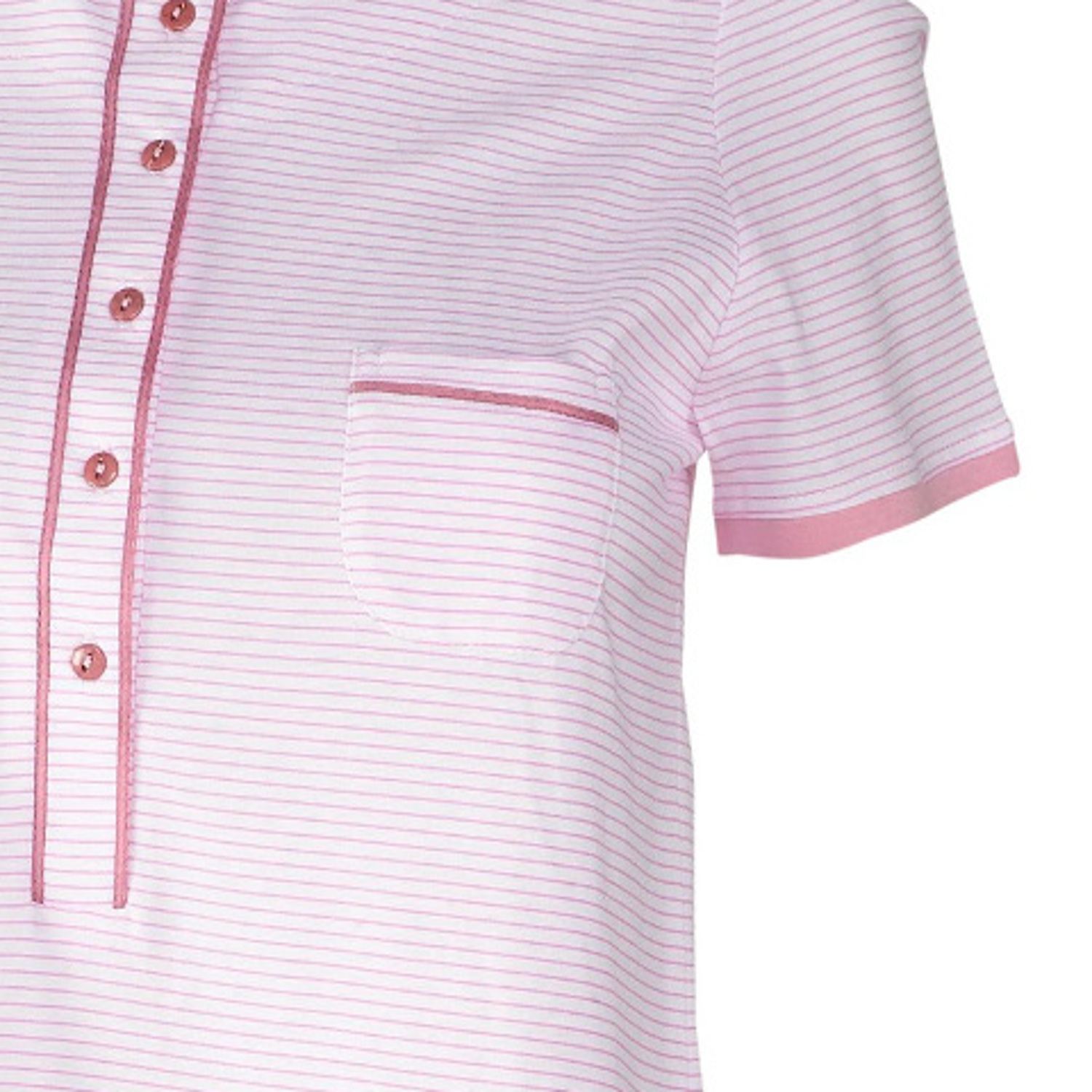 Pyjamas Womens Striped T Shirt Cropped PJ Bottoms Set Jersey Cotton Nightwear - Picture 25 of 26
