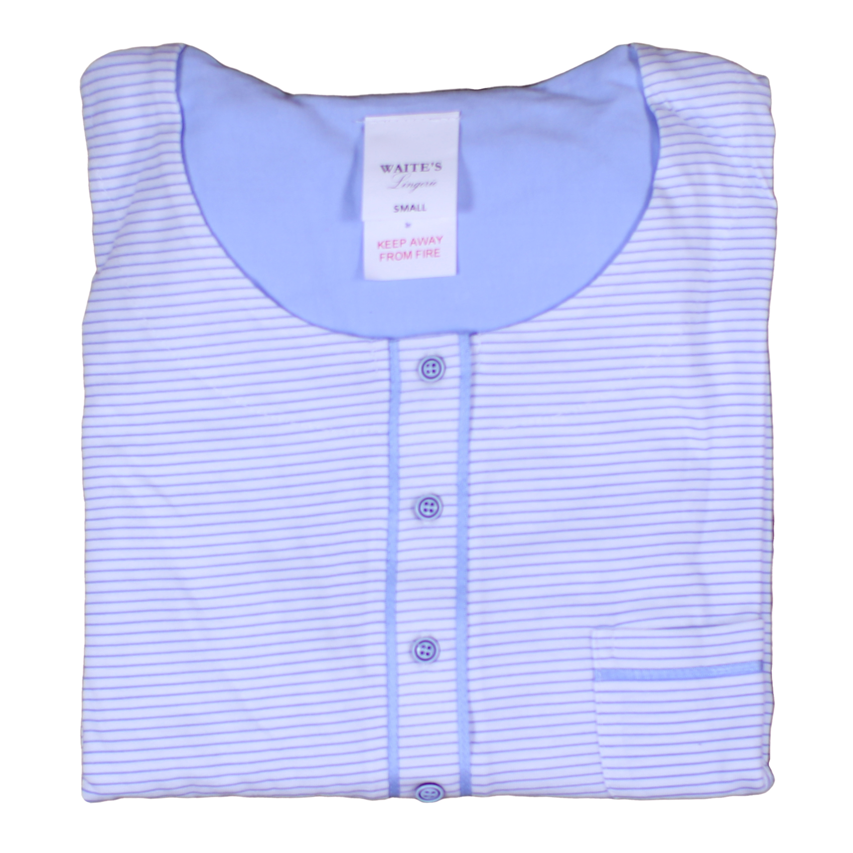 Pyjamas Womens Striped T Shirt Cropped PJ Bottoms Set Jersey Cotton Nightwear - Picture 11 of 26
