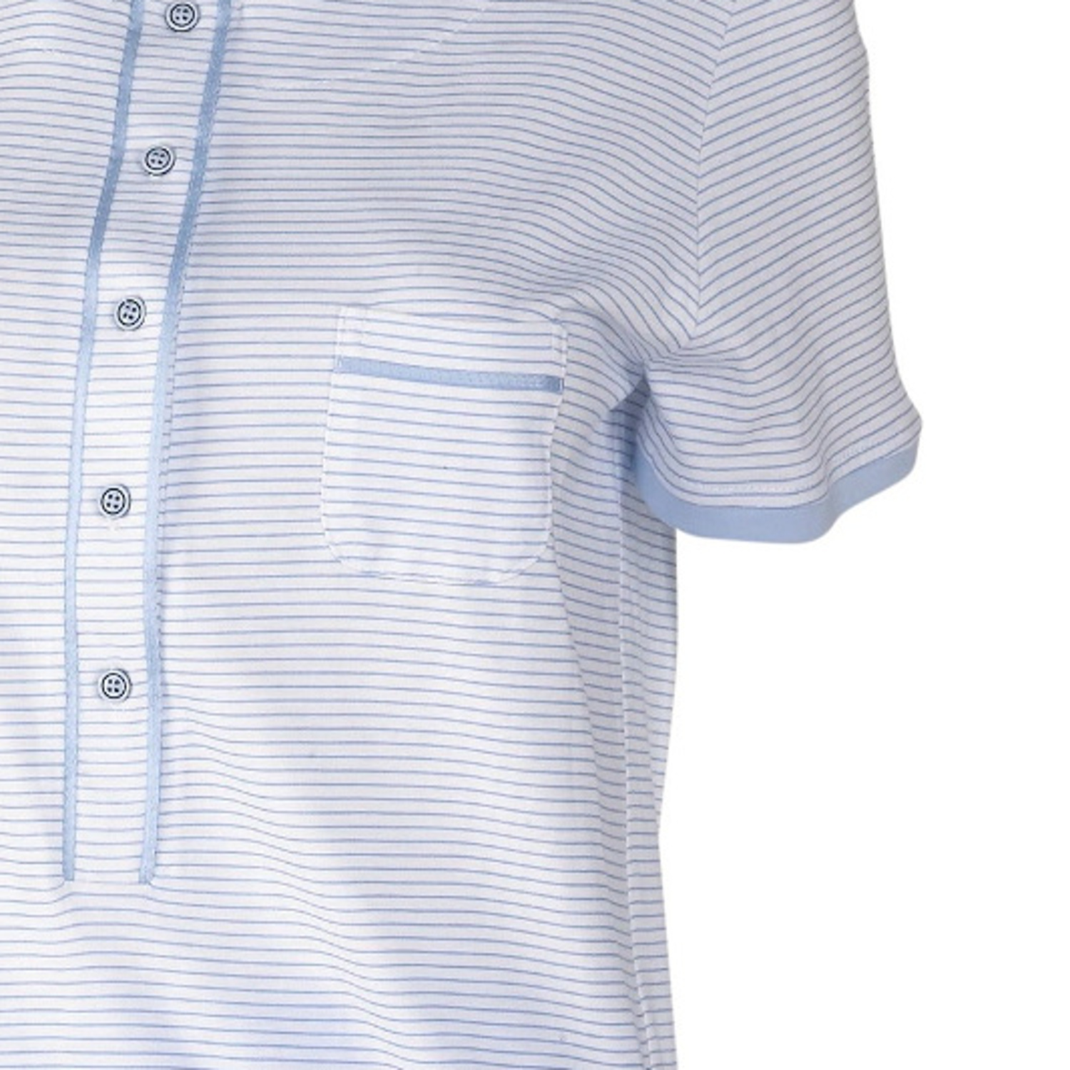 Pyjamas Womens Striped T Shirt Cropped PJ Bottoms Set Jersey Cotton Nightwear - Picture 13 of 26