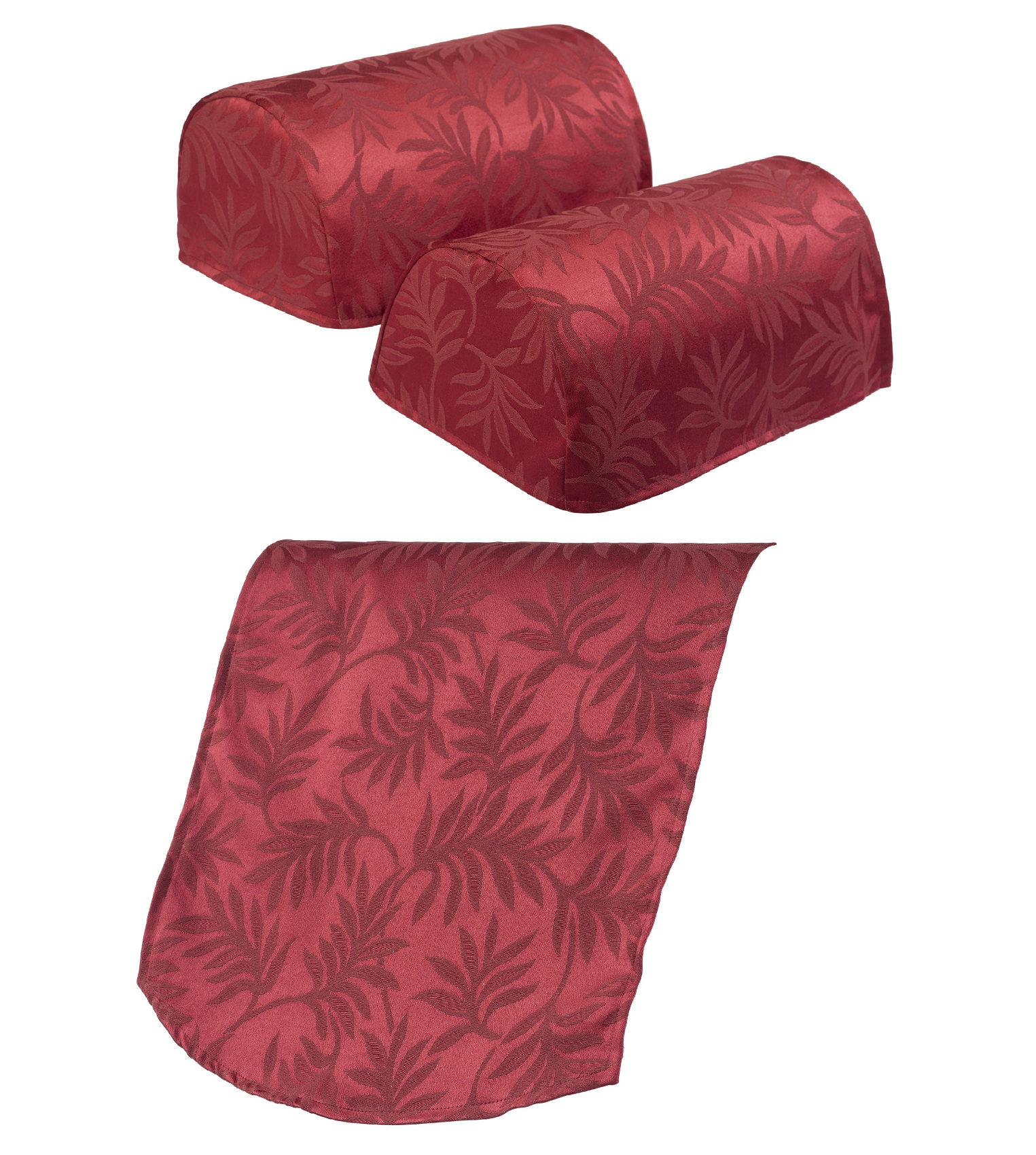 Blattmuster Runde Armkappen & Stuhllehne Möbel Sofa Abdeckung Antikassar Set - Bild 19 von 78